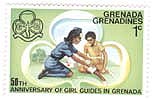 50-t vro vzniku grenadskch skautek (Girl Guides), 39*25mm